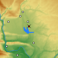 Nearby Forecast Locations - Moses Lake - Map