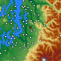 Nearby Forecast Locations - Renton - Map