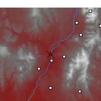 Nearby Forecast Locations - San Juan Pueblo - Map