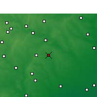 Nearby Forecast Locations - Schulenburg - Map