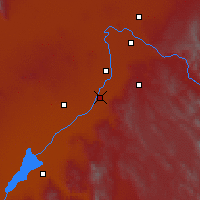 Nearby Forecast Locations - Shelley - Map