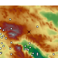 Nearby Forecast Locations - Yucca Valley - Map