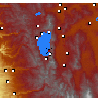 Nearby Forecast Locations - Zephyr Cove - Map