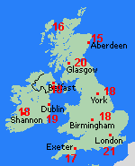 Forecast Wed May 29 United Kingdom