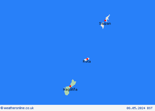  Guam Oceania Forecast maps
