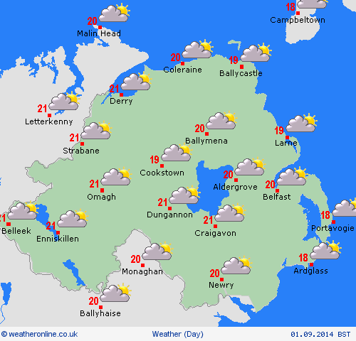 overview  United Kingdom Forecast maps