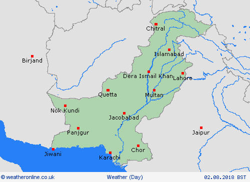 Weather Chart Of Pakistan