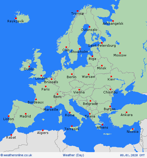 overview  Europe Forecast maps