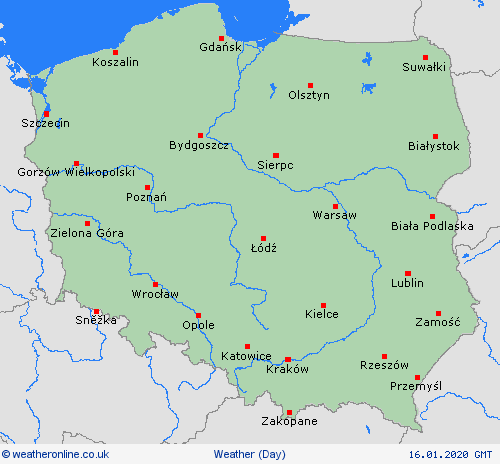 overview Poland Europe Forecast maps