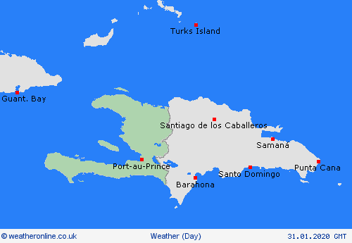 overview Haiti Central America Forecast maps