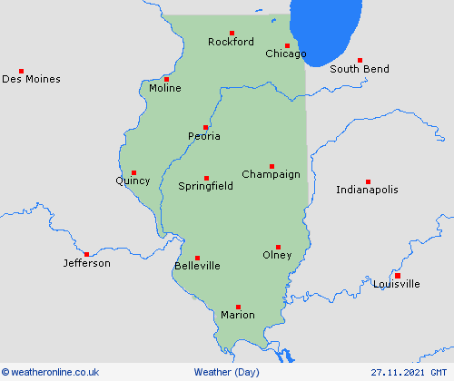 overview Illinois North America Forecast maps