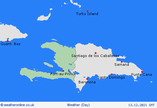 overview Haiti Central America Forecast maps