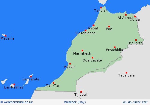 overview Morocco Africa Forecast maps