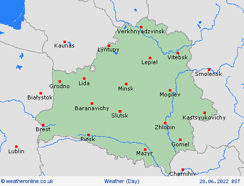 overview Belarus Europe Forecast maps