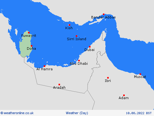 overview Qatar Asia Forecast maps