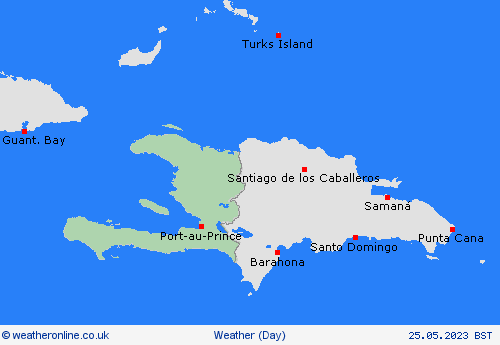 overview Haiti Central America Forecast maps