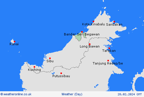 overview Brunei Asia Forecast maps