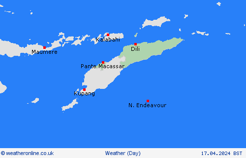 overview East Timor Asia Forecast maps