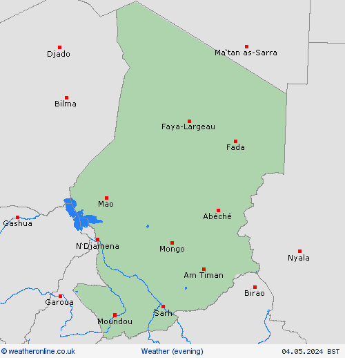 overview Chad Africa Forecast maps