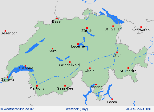Weather in Europe - Switzerland