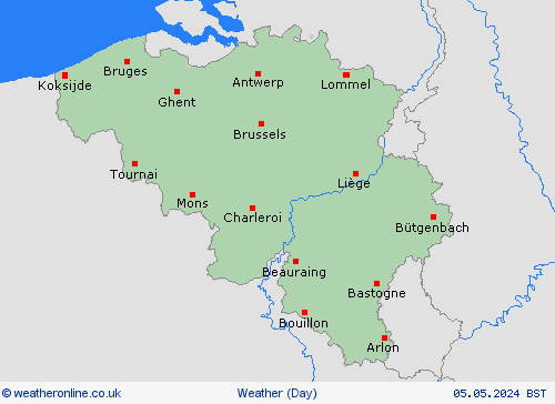 Weather in Europe - Belgium