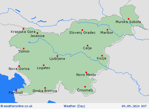  Weather in Europe - Slovinsko