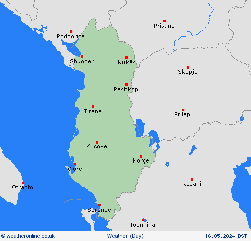 overview Albania Europe Forecast maps