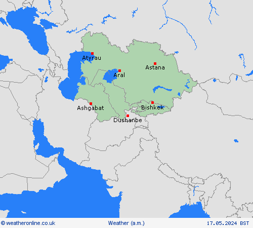 overview  Asia Forecast maps