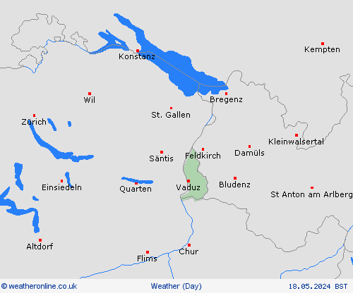 overview Liechtenstein Europe Forecast maps