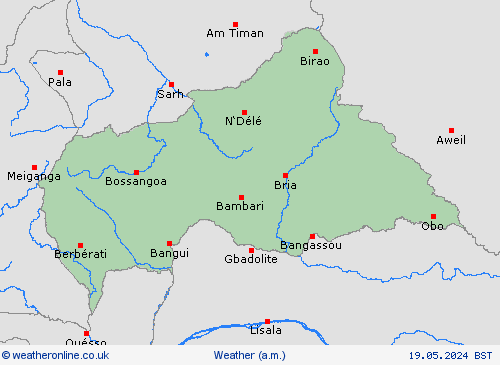 overview Central African Republic Africa Forecast maps