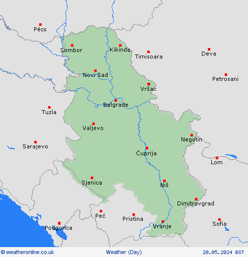 overview Serbia Europe Forecast maps