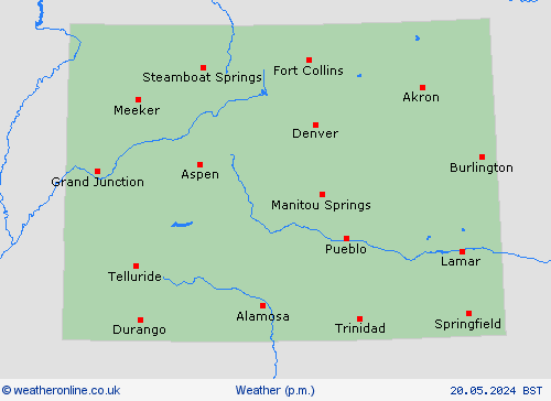 overview Colorado North America Forecast maps