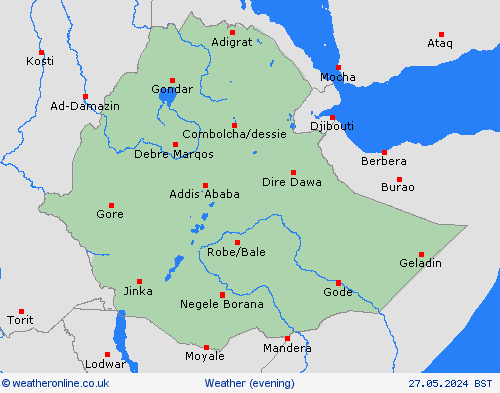 overview Ethiopia Africa Forecast maps