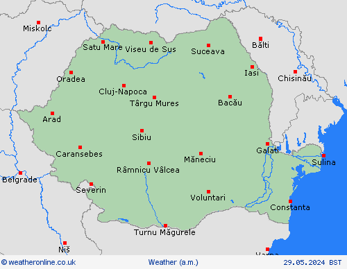 overview Romania Europe Forecast maps