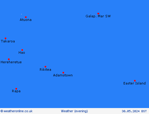 overview Pitcairn-Islands Oceania Forecast maps