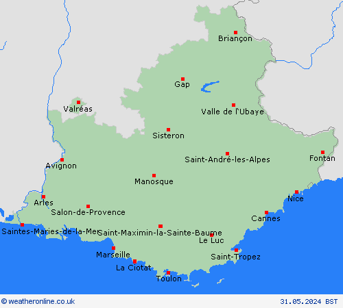 Forecast map