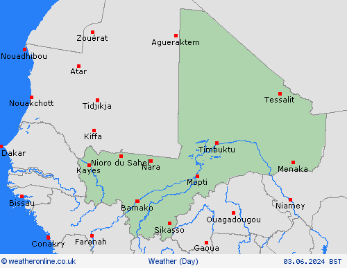 overview Mali Africa Forecast maps