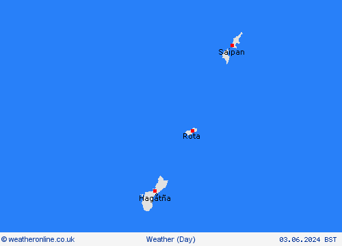 overview Marianen Oceania Forecast maps