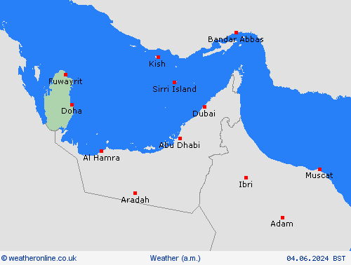 overview Qatar Asia Forecast maps