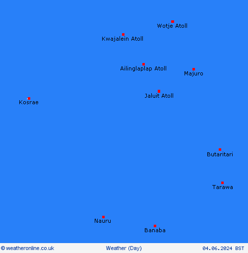 overview Marshall Islands Oceania Forecast maps