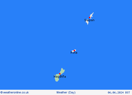 overview Guam Oceania Forecast maps