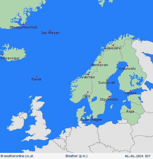 overview  Europe Forecast maps