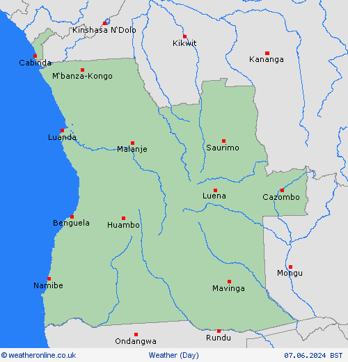 overview Angola Africa Forecast maps