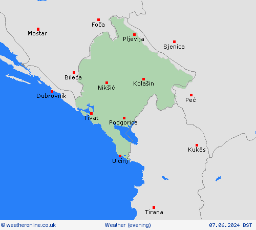 overview Montenegro Europe Forecast maps