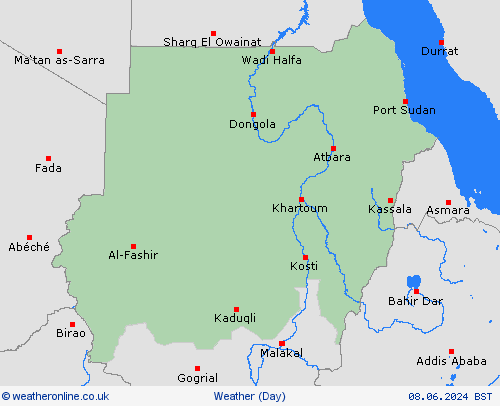 overview Sudan Africa Forecast maps