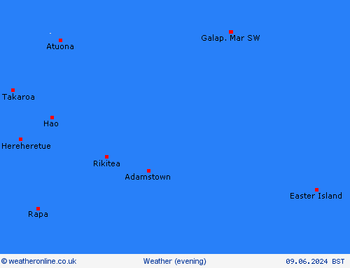 overview Pitcairn-Islands Oceania Forecast maps