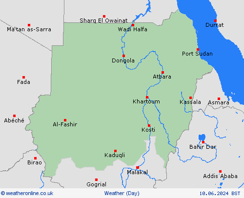 overview Sudan Africa Forecast maps