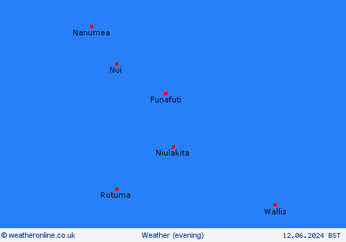 overview Tuvalu Oceania Forecast maps