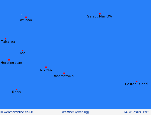 overview Pitcairn-Islands Oceania Forecast maps