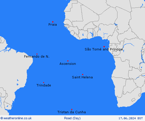 road conditions  Africa Forecast maps